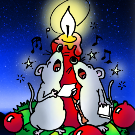 singende Weihnachtsmaeuse